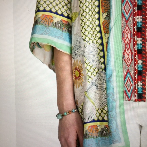 Johnny Was Multicolor Reversible Kimono - Picture 4 of 7